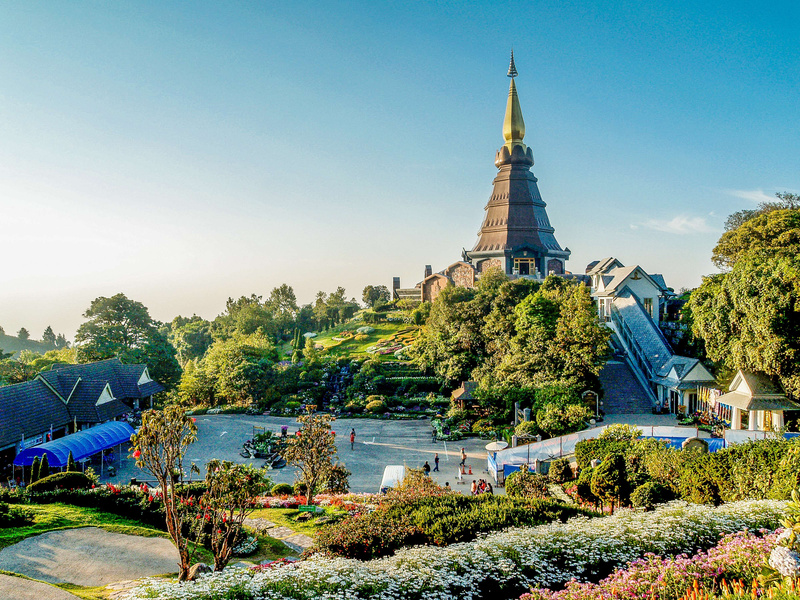 Pagoda Doi Inthanon, Chiang Mai Thailand